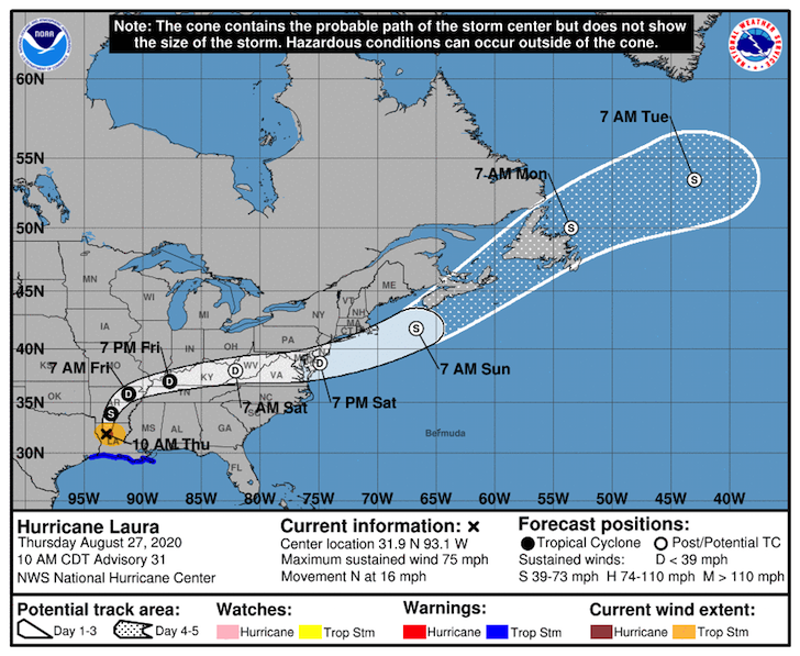 hurricane-laura_cone_map-8-27-2020-10am