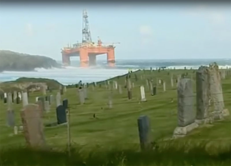 Transocean-rig-aground-scotland-YouTube-Kevin-Forbes