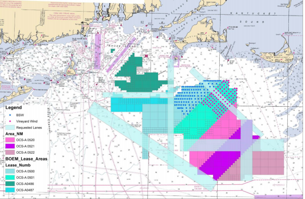 Coast Guard draft Martha's transit lanes