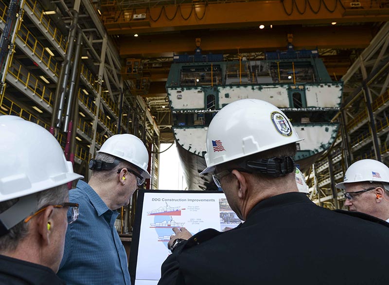 DSD visits Bath Iron Works