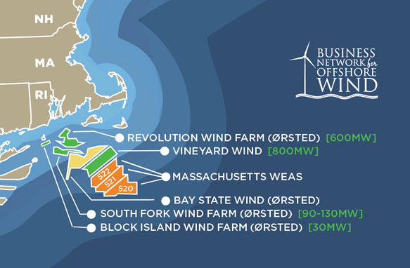 BOEM New England auction areas