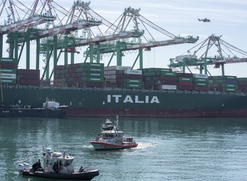 Coast Guard, federal, state, and local agencies conduct port partner exercise in Port of LA-LB