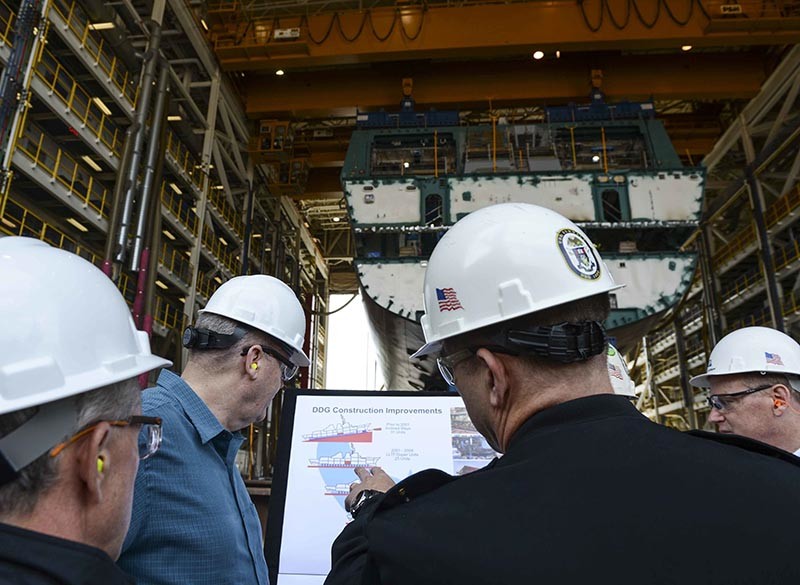 DSD visits Bath Iron Works