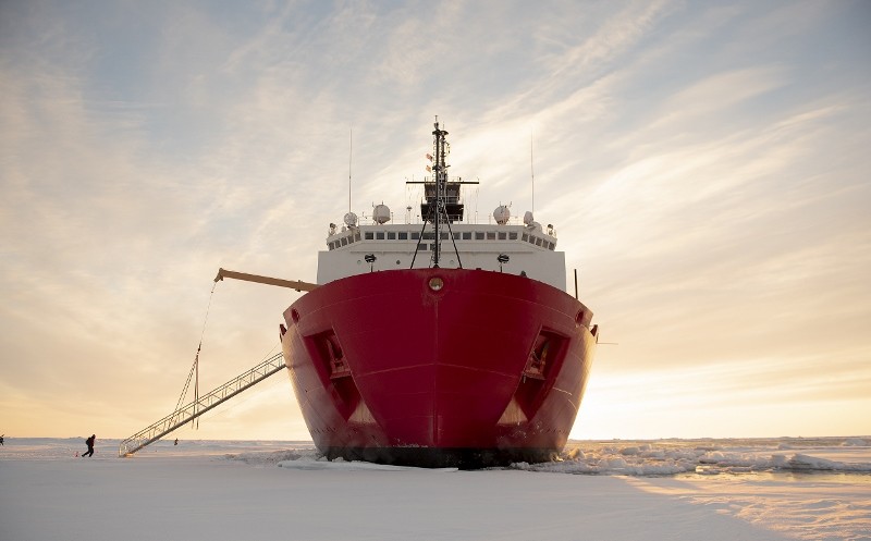 Coast Guard Cutter Healy conducts Arctic patrol in support of the Office of Naval Research