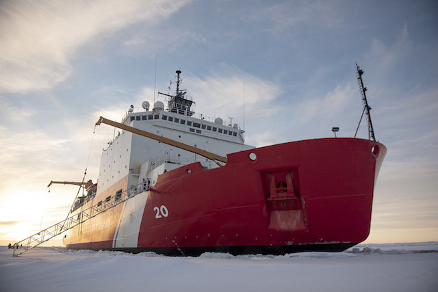 Coast Guard Cutter Healy conducts Arctic patrol in support of the Office of Naval Research