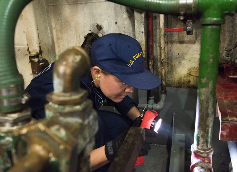 USCG conducts passenger vessel inspections in Long Beach harbor