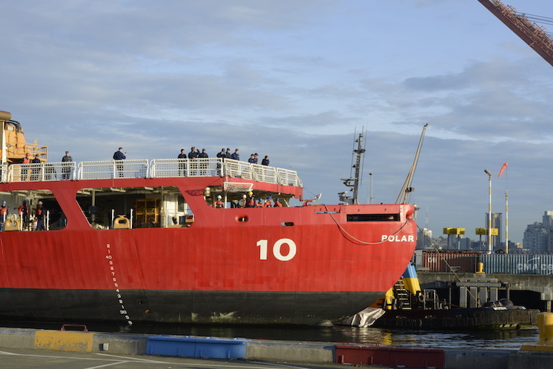 Nation's only heavy icebreaker returns from Antarctic mission