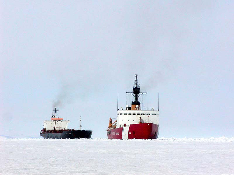 USCG icebreakers Polar Sea and Polar Star