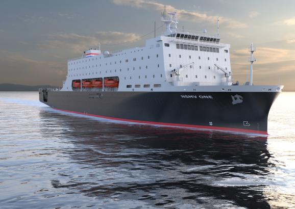 SUNY training ship NSMV rendering starboard