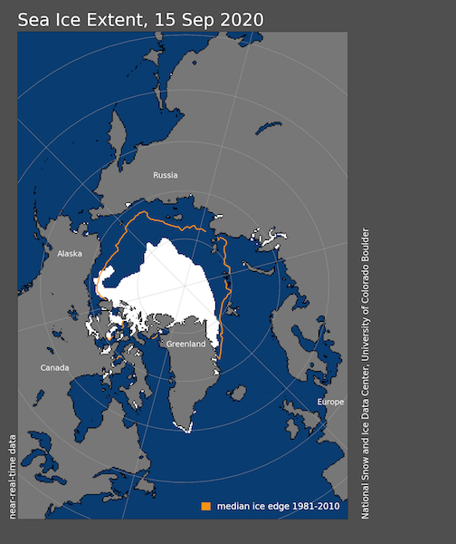 Sea ice extent