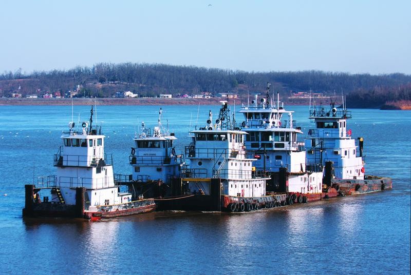 Towboats in a group News Log April 2010