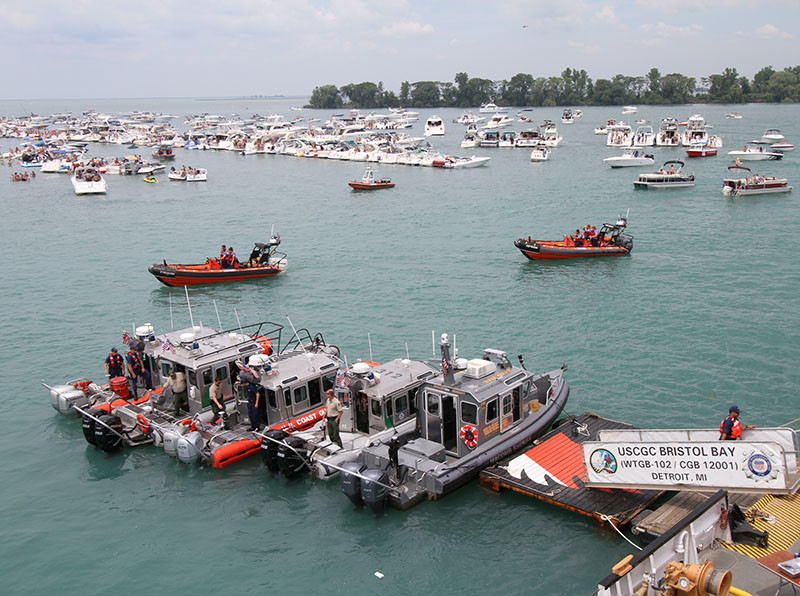Coast Guard, local first responders prepared for emergencies at unsanctioned marine event