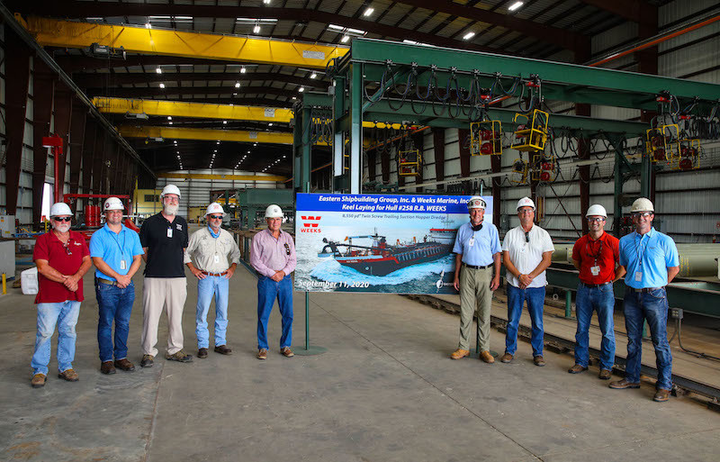 Weeks Marine Keel Laying PR-Plain