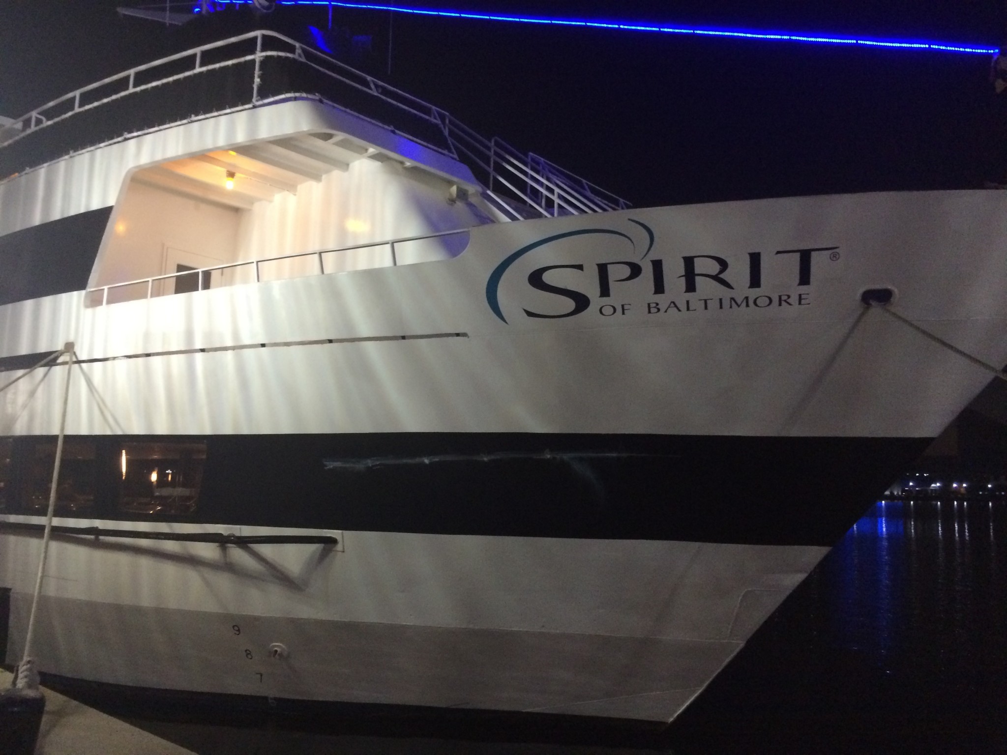 Spirit of Baltimore allision damage