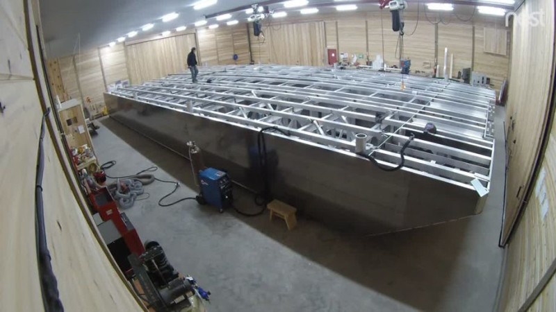 aluminum barge