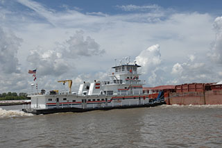 AEP River Operations&#039; Charlotte Roush. AEP River Operations photo.