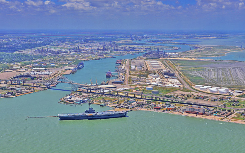 port-copus-christi-aerial