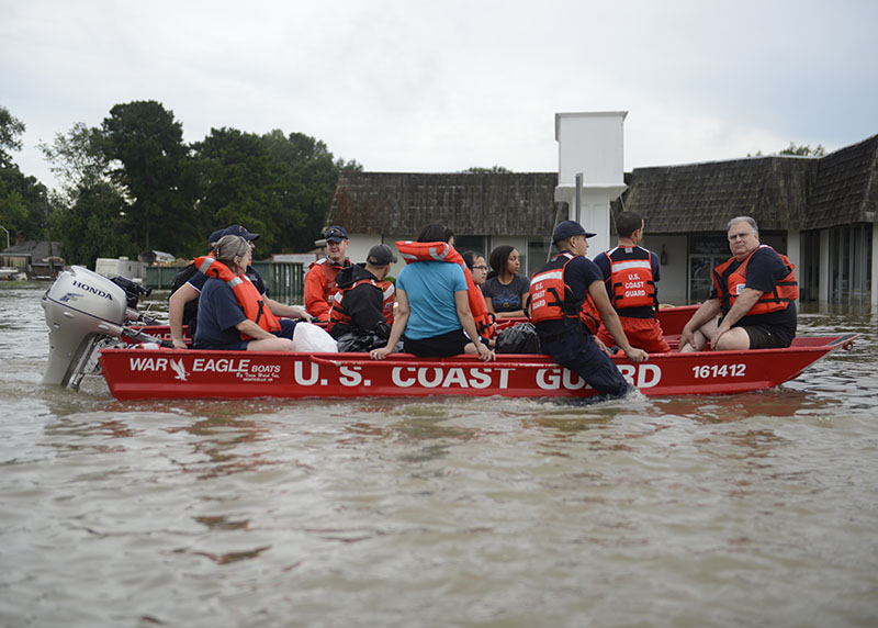 Coast Guard responds to Baton Rouge flooding