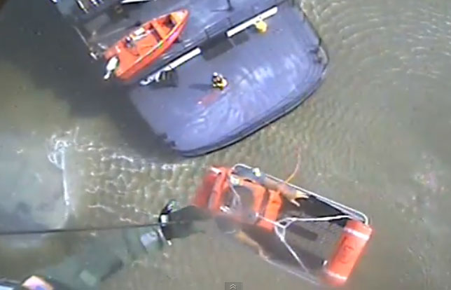 Video: Coast Guard airlifts passengers from grounded casino ship | WorkBoat