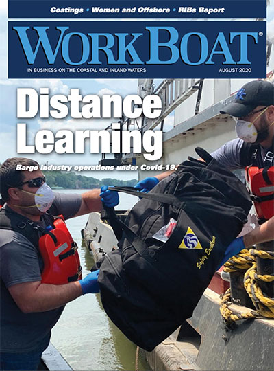 WorkBoat August 2020 cover