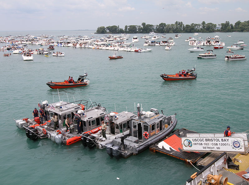 Coast Guard, local first responders prepared for emergencies at unsanctioned marine event