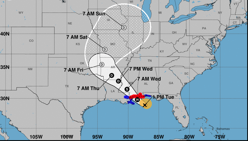 Alabama, Mississippi ports close as tropical storm Gordon approaches ...