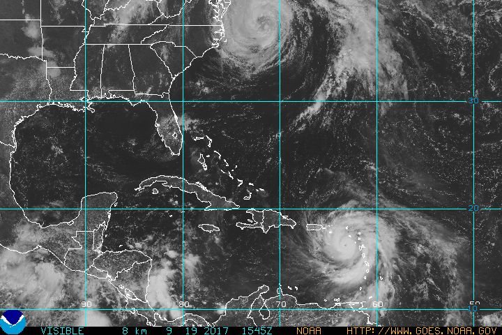 Hurricane Maria GOES Sept. 19
