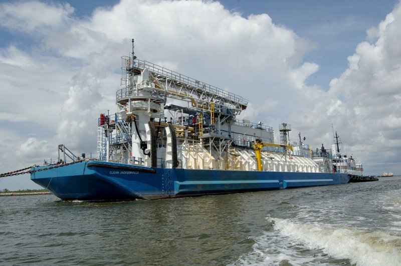 Photos: Liquid natural gas barge stops in Port Colborne